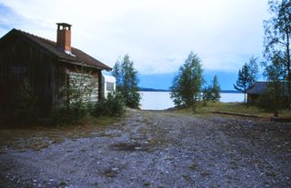 Feriensiedlung bei Örviken am Tisjön